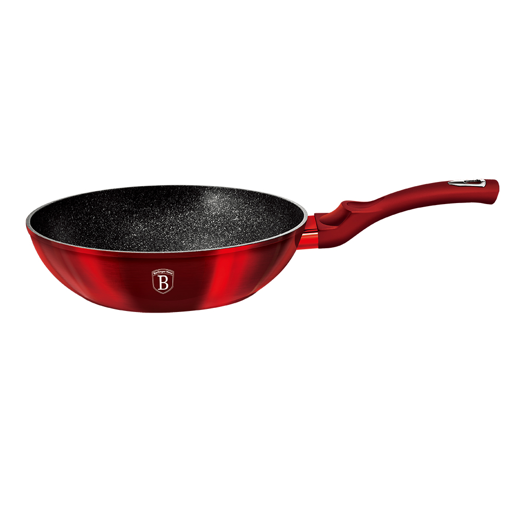 Panvica WOK - BERLINGERHAUS, Burgundy Metallic Line